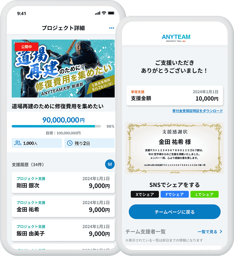 支援募集