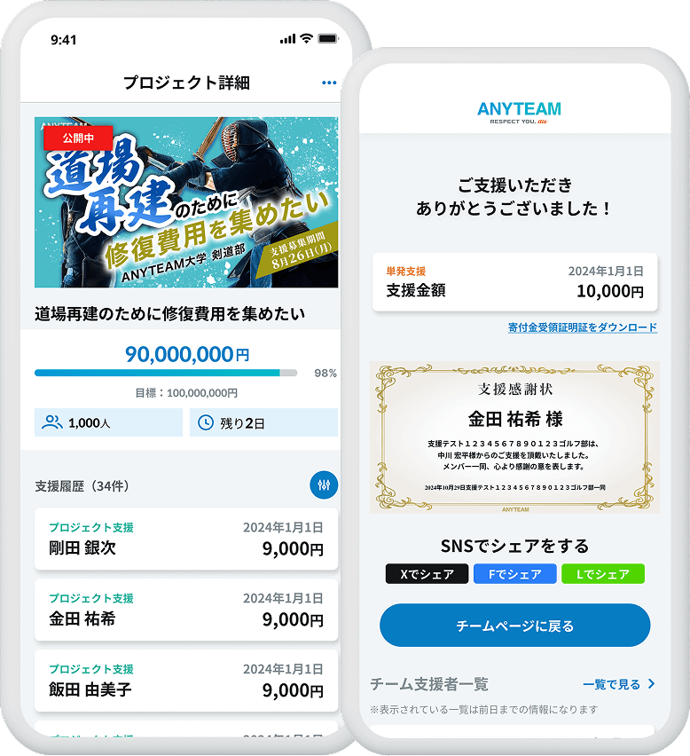 支援募集